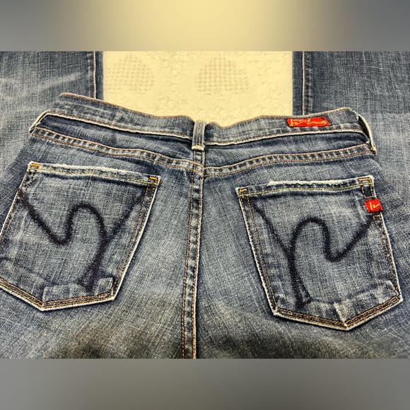 Citizens of Humanity Kelly Stretch 001 Low Waist Bootcut Jeans Size 25 - Picture 11 of 11